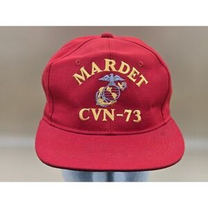 MARDET CVN-73 Hat Snapback USMC Marine Detachment Cap Rare USS George Washington